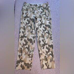 Gap High Rise Straight Khaki Pants Womens Size 6 Capri Pants Green And Tan